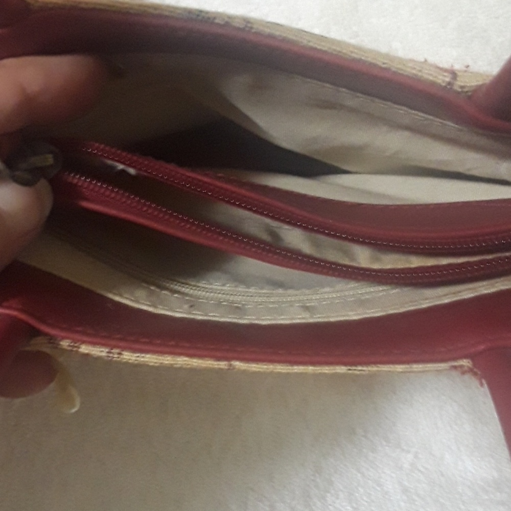 VINTAGE rose tapestry handbag - Picture 4 of 5